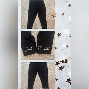 TORRID Cropped “Just Sayin” Leggings 1X